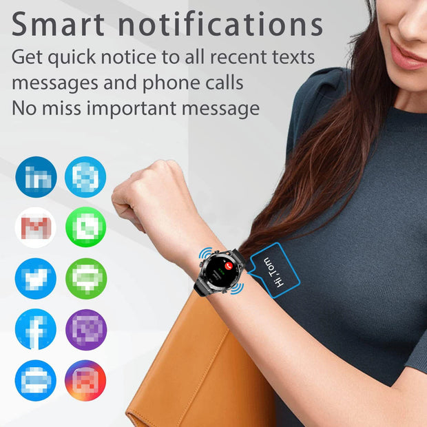 Powerful Smartwatch X5 Pro Max NFC Health Monitor Wellness