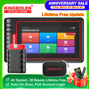 KINGBOLEN S6 OBD Automotive Scanner Bluetooth All System Car Diagnostic Tools 28 Resets IMMO/BMS/TPMS/ABS Bleeding Lifetime Free - My Variety Superstore 25