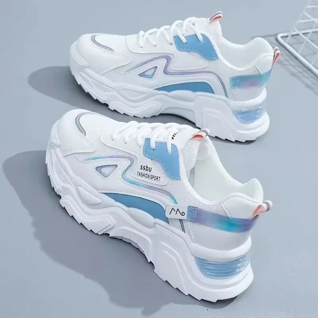Vibrant Platform Sneakers For Women Green All Day Comfort