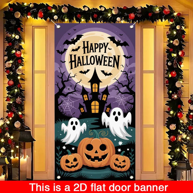 Radiant Halloween Flags Weatherproof Decor Boosts Curb Appeal