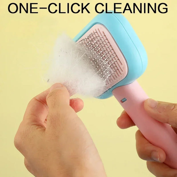 JJYYDog Hair Remover Brush Cat Dog Hair Grooming and Care Comb for Long Hair Dog Pet Removes Hairs Cleaning Bath Brush - My Variety Superstore 25