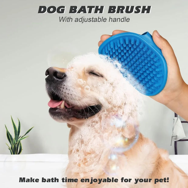 2PCS Dog Grooming Tools - Double-Sided Bath Brush for Shedding and Bathing, Suitable for Short/Long Haired Dogs - My Variety Superstore 25