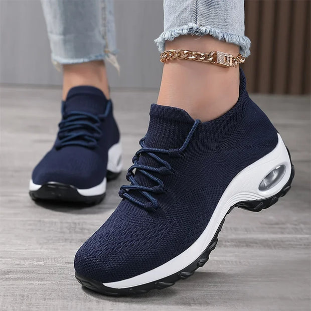 Confident Women Sneakers Air Cushion Boost Everyday Comfort