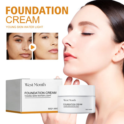Moisturizing Concealer Cream Skin Tone Lightening Blemish Cover Waterproof Whitening BB Cream Makeup Base Primer