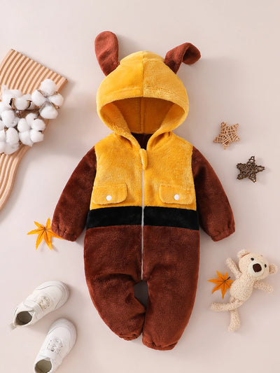 Adorable Infant Toddler Puppy Costume with Soft Fleece for Cozy Fun