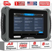 BOSSCOMM iTouch 880 OBD2 Scanner Full System Automotive Scanner with 8 Reset Service and Lifetime Free Update 8 Inch Display