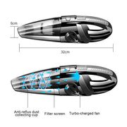 Wireless Handheld Vacuum Cleaner USB Charging Portable Wet Dry Cordless Strong Suction 12000pa
