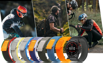 Compatible With Garmin, Rugged Woven Nylon Sport Band with G-hook Watch Band For fēnix/Forerunner/Approach/MARQ/quatix/D2 Series - My Variety Superstore 25