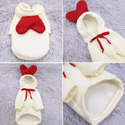 Cozy Fruit Dog Hoodie With Warm Fleece Keeps Pets Toasty