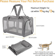 Premium Airline Approved Pet Carrier Honeycomb Board Comfort