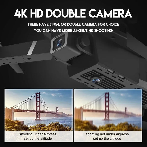 Incredible 4K RC Drone With Foldable Design For Stunning Aerial Shots