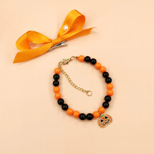 Enchanting Halloween Dog Dress With Bow For Festive Fun