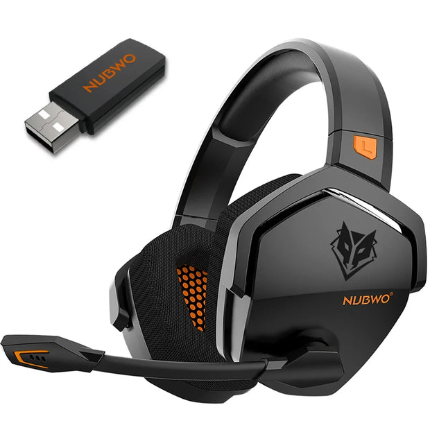 Powerful Wireless Gaming Headset with Low Latency for Immersive Play