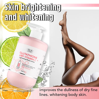 AILKE Vitamin C & Glutathione Brightening Body Lotion, Even Skin Tone, Lightening, Neck, Elbows, Armpits, Legs, Glowing Cream - My Variety Superstore 25
