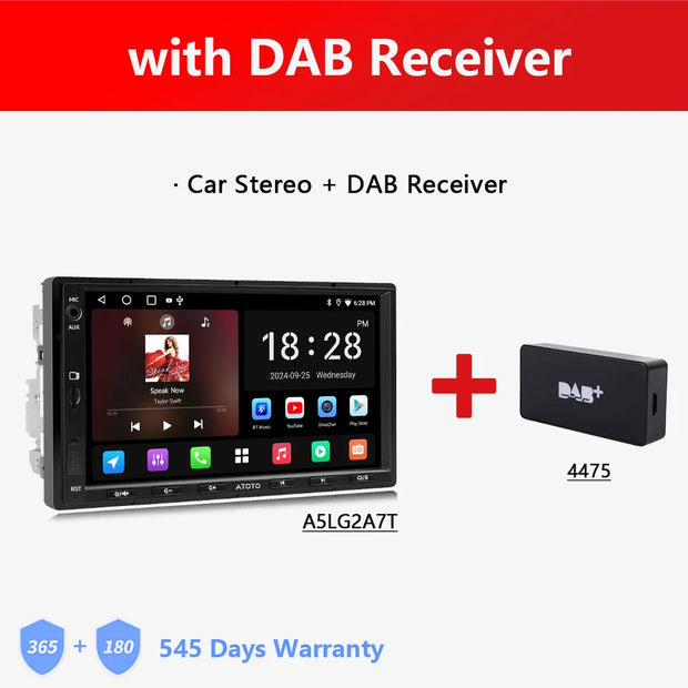 Atoto A5L Android Double 2 Din Car Stereo 7 Inch Multimedia Player Radio Android Auto Carplay Navigation - My Variety Superstore 25