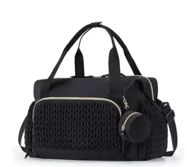 Ultimate Waterproof Diaper Tote Pacifier Pocket Travel Ready