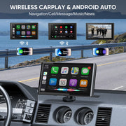 7 Inch Wireless CarPlay Android Auto Touchscreen with Bluetooth Navigation Mirror Link FM Voice Control and Magnetic Mount - My Variety Superstore 25