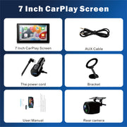 7 Inch Wireless CarPlay Android Auto Touchscreen with Bluetooth Navigation Mirror Link FM Voice Control and Magnetic Mount - My Variety Superstore 25