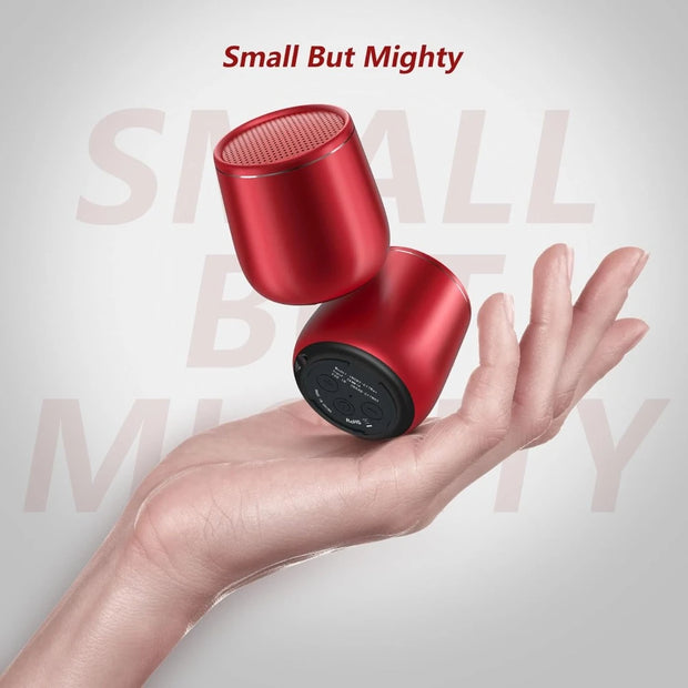 Waterproof Mini Bluetooth Speaker Portable Punchy Bass Stereo Pairing Built-in Mic Pocket-Sized for Hiking Biking - My Variety Superstore 25