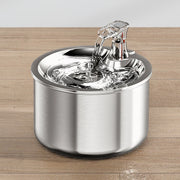 2L fully stainless steel pet water dispenser Automatic cat water fountain with optional sensor  and heater - My Variety Superstore 25