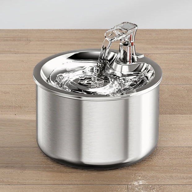2L fully stainless steel pet water dispenser Automatic cat water fountain with optional sensor  and heater - My Variety Superstore 25