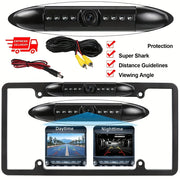 US License Plate Frame Rear View Backup Camera with IR LED Night Vision for Car SUV Pickup