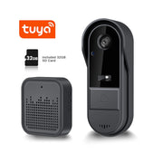 Tuya WiFi doorbell  2-way HD 1080P, microSD/cloud, waterproof, 1000mAh battery, long standby,Wireless Security Camera - My Variety Superstore 25