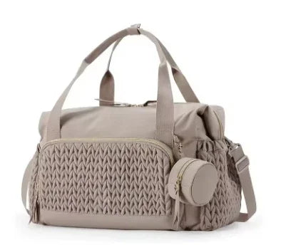 Ultimate Waterproof Diaper Tote Pacifier Pocket Travel Ready