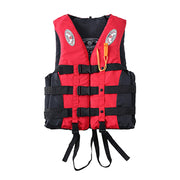 Red Life Jacket for Kids & Adults – Snorkeling, Boating, Fishing, Surfing & Water Sports Safety