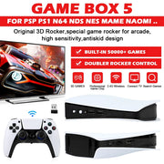 GB5 Video Game Console 256GB/128GB/64G 50000 + Retro Games HD TV Game Box 5 Two Gamepads For PS1/PPSPP/MAME Arcade Gaming Stick - My Variety Superstore 25