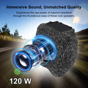 Herdio 8 Inch Rock Bluetooth Speakers Outdoor Waterproof IPX7 Wireless Solar 240W TWS Connection Rechargeable Battery - My Variety Superstore 25