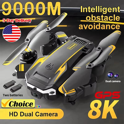 QJ S6/G6 GPS Drone 4K Professional HD Camera Foldable Quadcopter RC Helicopter FPV WIFI Obstacle Avoidance C0 Dron toys - My Variety Superstore 25