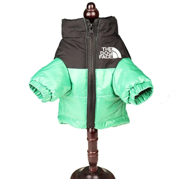 Cozy Windproof Dog Winter Coat With Reflective Safety