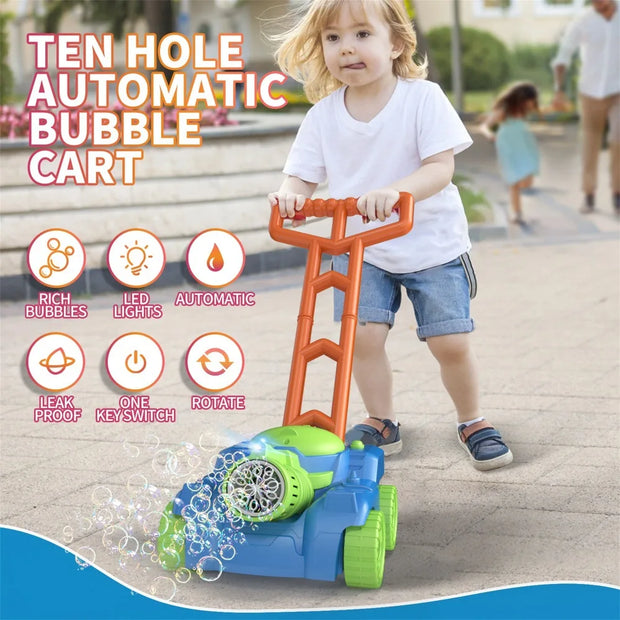 Powerful Automatic Bubble Machine Fun Non Toxic Safe