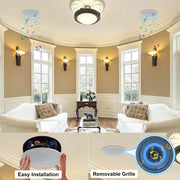 Herdio 4 Inch Ceiling Mounted Waterproof Speaker for Bathroom Kitchen Living Room and Office - My Variety Superstore 25