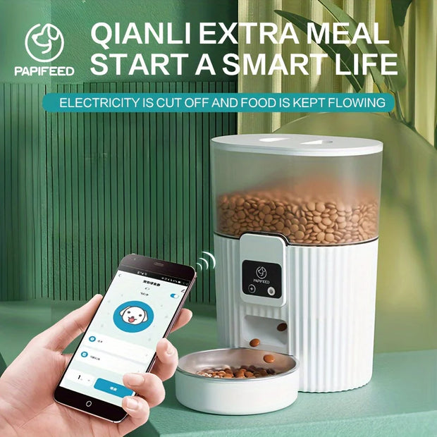 PAPIFEED cat automatic feeder dog fixed feeding machine cat food dog food wifi remote smart cat pet food dispenser - My Variety Superstore 25