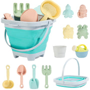Kids Beach Bucket and Shovel Set, Multifunctional Sand Toys for Outdoor Beach and Park Fun