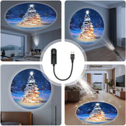 Vivid Christmas Tree Projection Light Bulbs Included Glow
