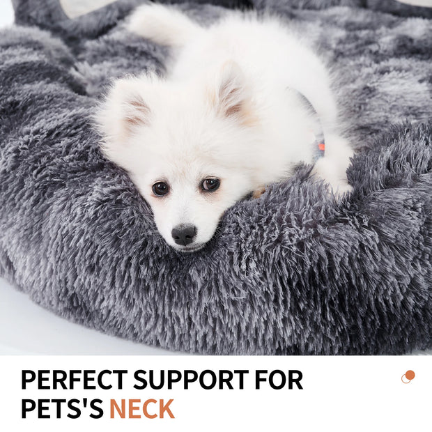 Cozy Comfy Pet Dog Bed Paw Shape Warm Dog Bed Cushion for Your Furry Friend Fluffy Dog Bed Cat Mat Deep Sleeping Warm Thickened - My Variety Superstore 25