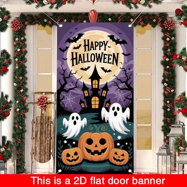 Radiant Halloween Flags Weatherproof Decor Boosts Curb Appeal