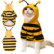 Festive Hooded Pet Sweater Keeps Dogs Warm All Winter