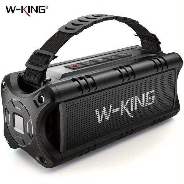 W King Bluetooth Speaker 30W Portable Wireless Loud Speaker IPX6 Waterproof Outdoor Speaker 24 Hour Playtime EQ AUX TF Card - My Variety Superstore 25