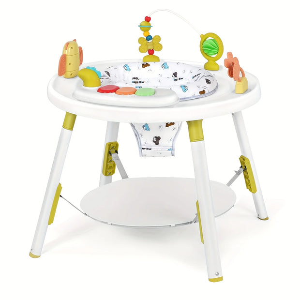 Baby activity center, 3-in-1 with detachable toys and 360 degree rotating seat, ideal for toddler development and entertainment - My Variety Superstore 25