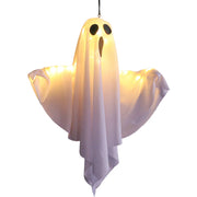 Spooky Light Up Ghost Hanging Decoration Creates Glow