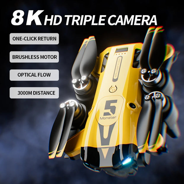Stunning 8K Drone with Brushless Motor for Exceptional Aerial Photography