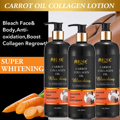 Ailke Whitening And Moisturizing Body Lotion For Dark And Black Skin With Collagen Huge Pump Bottle - My Variety Superstore 25