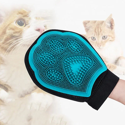 Dog Cat Hair Comb Cleaning Brush Comb Both Sides Massage Hair Removal Dog Bath Glove Blue Pet Grooming Products - My Variety Superstore 25