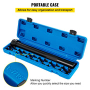 VEVOR Inner Tie Rod Tool Kit 12 Pieces Tie Rod Removal Tool Set with Crowfoot Adapters