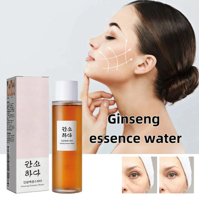 Ginseng Essence Water for Skin Care Reduce Fine Lines Brighten Skin Tone Moisturizes and Tightens Skin