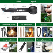 142PCS Outdoor Survival Kit – Multifunctional Emergency, Self-Defense & First Aid